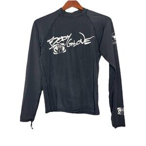 Body Glove Women's Medium Black Long Sleeve Surf Shirt Rash Guard UVP